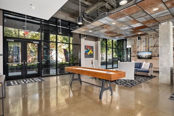 Resident clubhouse with complimentary coffee bar